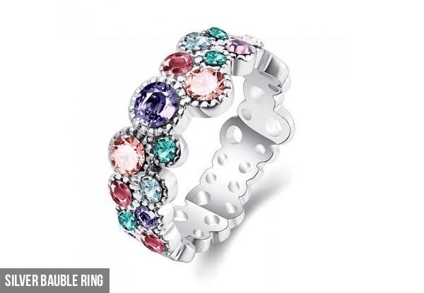 Multi Coloured Rings - Three Options Available with Free Delivery