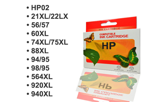 $27 for Five Ink Cartridges Compatible with Epson, Brother or Canon Printers, or $39 for a Set of Premium Ink Cartridges incl. Hewlett Packard Printers, with Free Shipping (value up to $79)