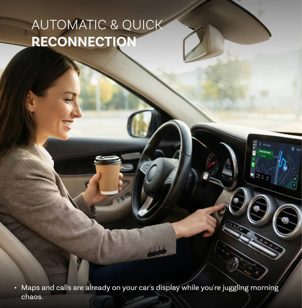 Ottocast Mini Nova Wireless CarPlay/Android Auto Adapter