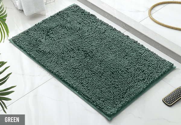 Non-Slip Absorbent Microfibre Door Mat - Six Colours Available