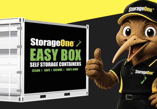 $450 for 3 Months' Shipping Container Storage at StorageOne Kapiti EasyBox - Normally $900 (50% off) - Options for 6 or 12 Months