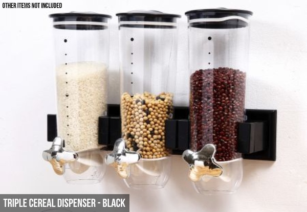 Cereal Dispenser Range - Three Options Available