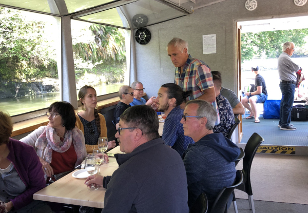 Saturday Wine Tasting on The Waikato River Explorer