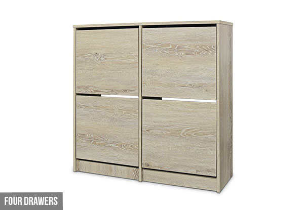 Enkel Shoe Cabinet - Two Styles Available