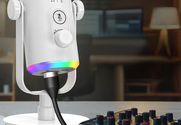 XLRUSB RGB Dynamic Microphone for PC - Available in Three Colours & Option for Two