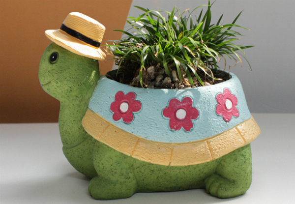 Cute Turtle Flowerpot