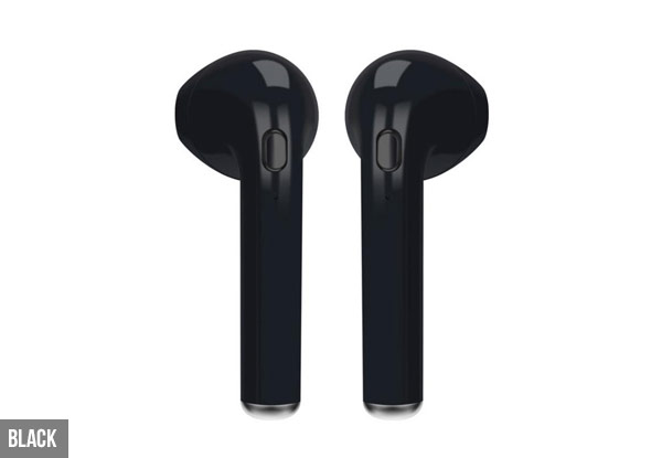 Pair of Bluetooth Wireless Earbuds - Four Colours Available with Options to incl. Charging Box with Free Delivery