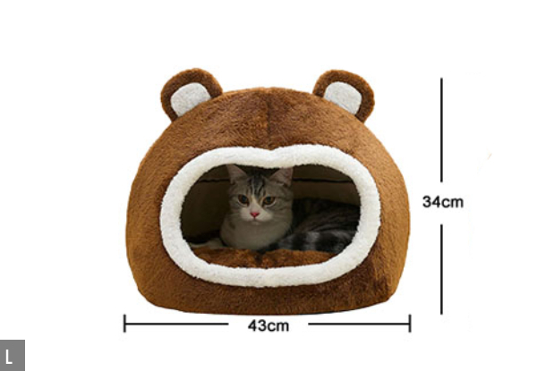 Brown Pet Basket Bed - Three Sizes Available