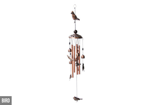 Vintage Style Metal Wind Chime Range - Five Options Available