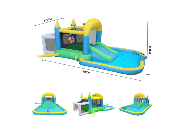 Inflatable Water World Jumping Castle Park