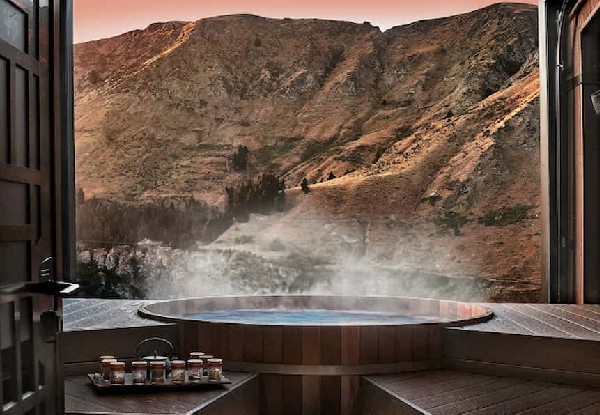 Per-Person, Twin Share, Two-Night Romantic Queenstown Break incl. Flights & Four-Star Accommodation & One-Hour at the Onsen Hot Pools incl. Drinks & Transport - Option for Three Nights - Options for Departure from Christchurch, Auckland or Wellington