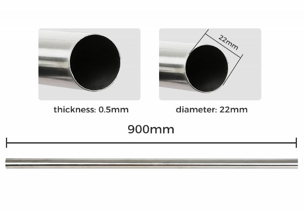 Marlow Adjustable Steel Curtain Rod - Two Options Available