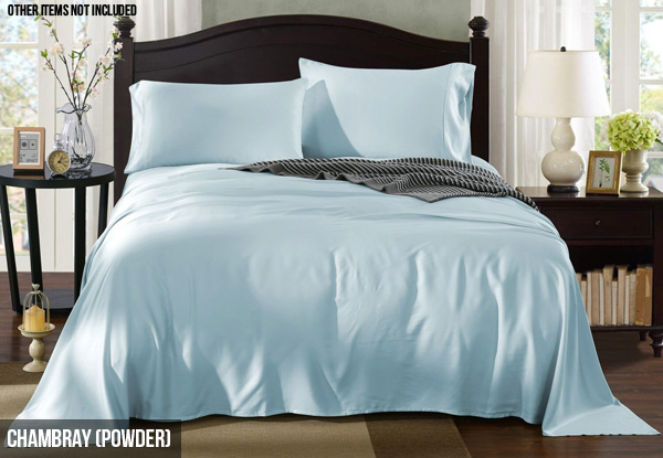 Royal Comfort Bamboo Sheet Set With Free Delivery - Six Options Available