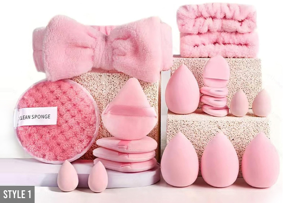 Make-Up Sponge Set - Available in Three Styles