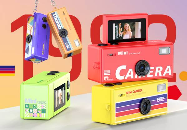 Retro HD 12MP Vintage Mini Digital Camera White