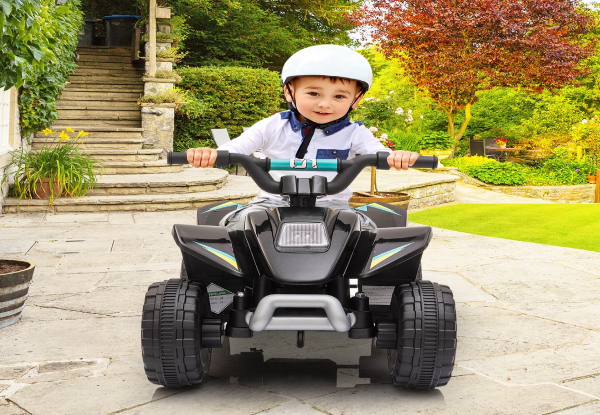 Kids Ride-On Toy 6V Electric ATV Quad Bike with Rechargeable Battery