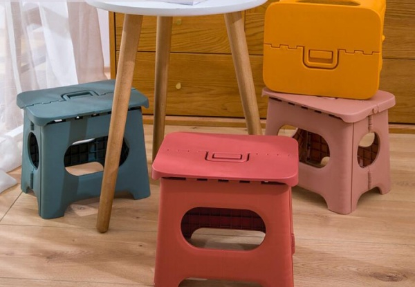 Portable Foldable Step Stool - Four Colours Available