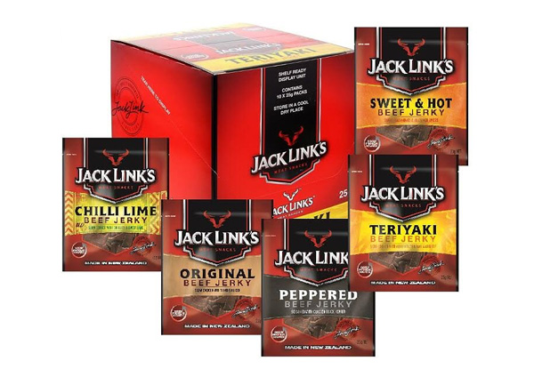 Box of 10 Jack Link’s Beef Jerky 50g - Five Flavours Available