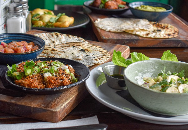 Four Latin-Inspired Tapas for Dinner for Two People - Option for Four People