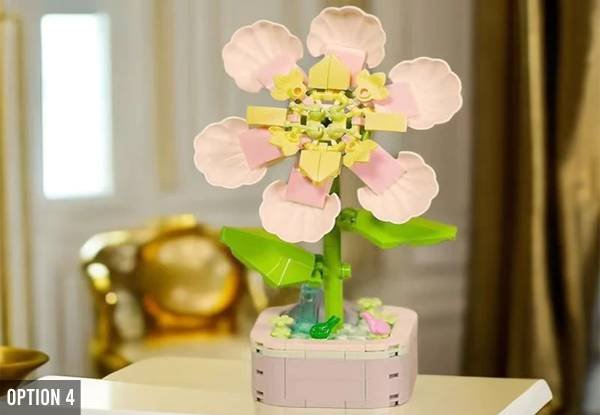 DIY Flower Bouquet Building Blocks Set - Nine Options Available