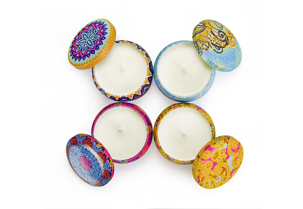 Four-Piece Aromatherapy Candles Set