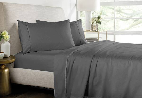 1000TC Egyptian Cotton Sateen Sheet Set - Available in Seven Colours & Two Sizes
