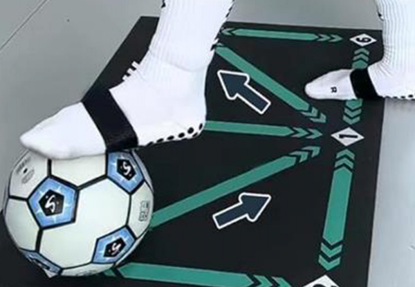 Football Footstep Dribble Training Mat - Option for Two