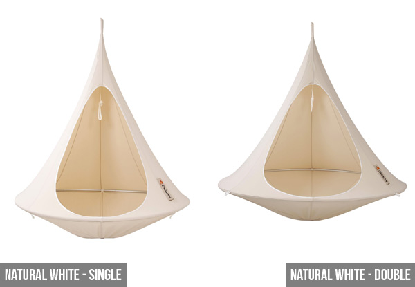 Cacoon Hanging Tent - Two Sizes & Six Colours Available with Free Metro Delivery