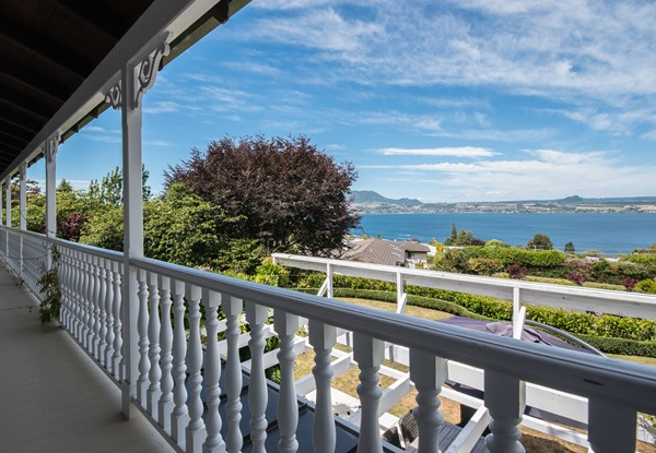 One-Night Taupo Luxury Escape in a Veranda Lake View Suite for Two incl. Breakfast Each Morning, Bottle of Bubbles on Arrival, a Three-Course Fine Dining Experience & Wairakei Thermal Terraces Pools Pass & More - Option for Two Nights