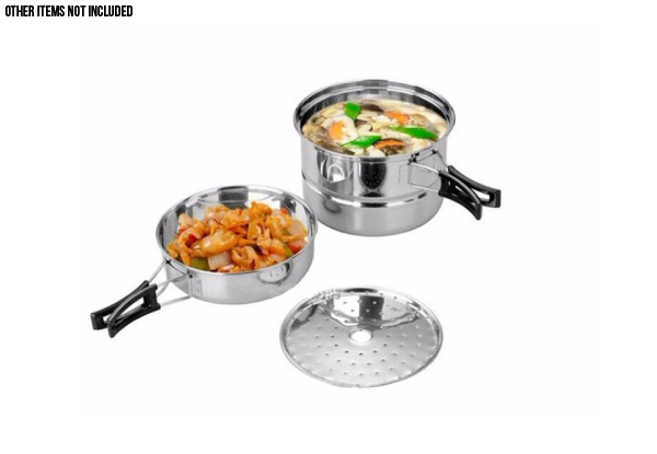 Stainless Steel Cooking Steamer Set with Free Delivery