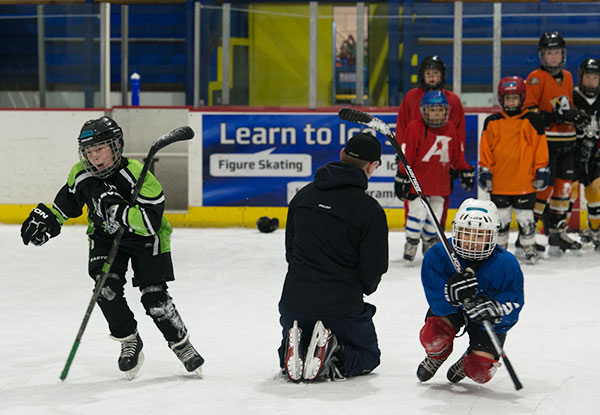 Two Learn to Play Ice Hockey Lessons for One Child incl. Gear Hire