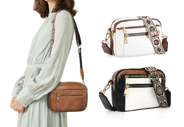 Women's Small Crossbody Bag - Three Colours & Option for Two-Pack Available