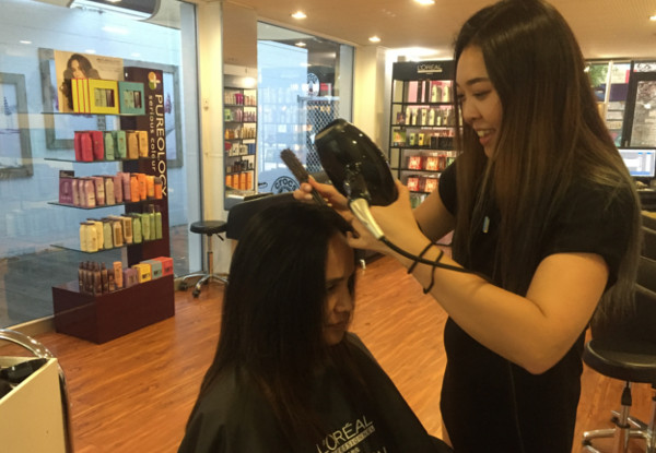 Premium Cut & Blow Wave with Kerastase Fusio-Dose at CHS Hairdressing