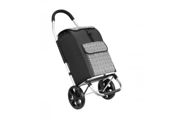Lightweight Foldable Aluminium Shopping Trolley Bag on Wheels