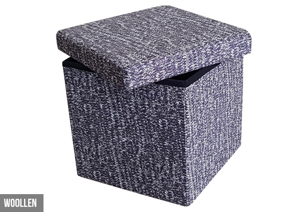 Collapsible Storage Ottomans - Three Styles Available