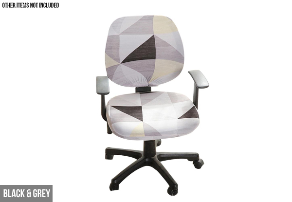 Office Split Chair Cover - Six Colours Available