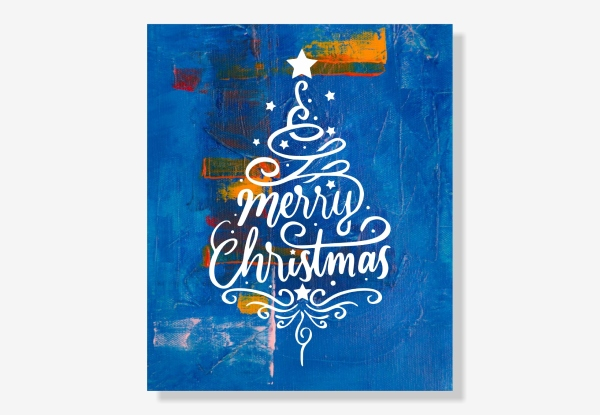 Merry Christmas Tree - ArtBox - Three Sizes Available