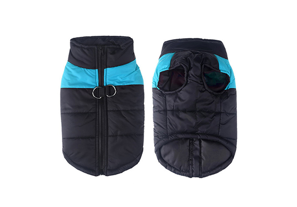 Warm-Up Zip-Up Padded Dog Jacket - Four Colours & Four Sizes Available