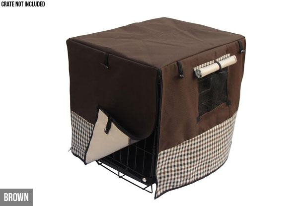 Dog Crate Cover - Five Sizes & Two Colours Available