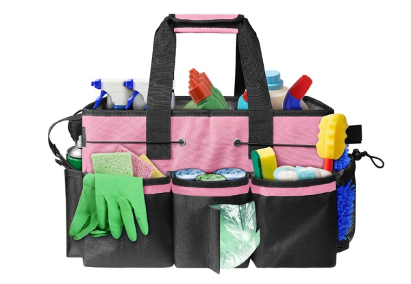 Cleaning Caddy with Waist & Shoulder Strap - Two Colours Available