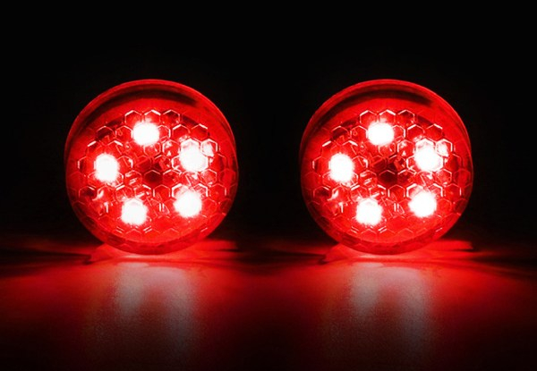 Pair of Universal Car Door LED Warning Lights - Three Colours Available