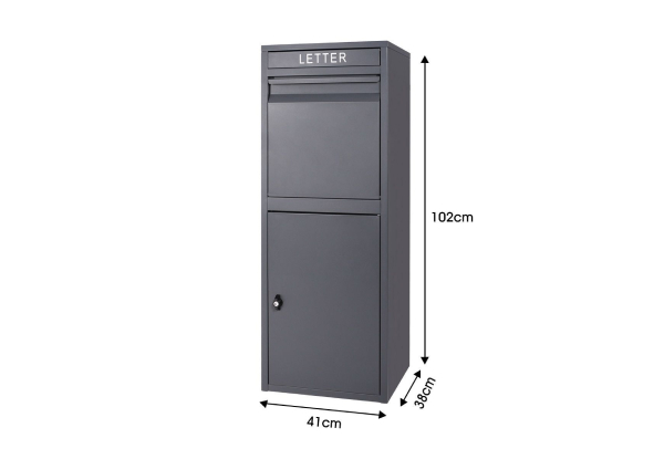 Freestanding Weatherproof Letterbox - Two Sizes Available