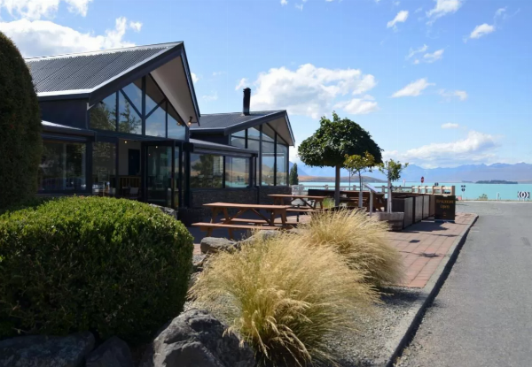Scenic Two-Night Lake Tekapo Hotel Stay in Lakeview Room for Two incl. $40 Food & Drinks Voucher at Jack Rabbit Cafe, Late Check-Out, Free Parking - Options for Superior Room
