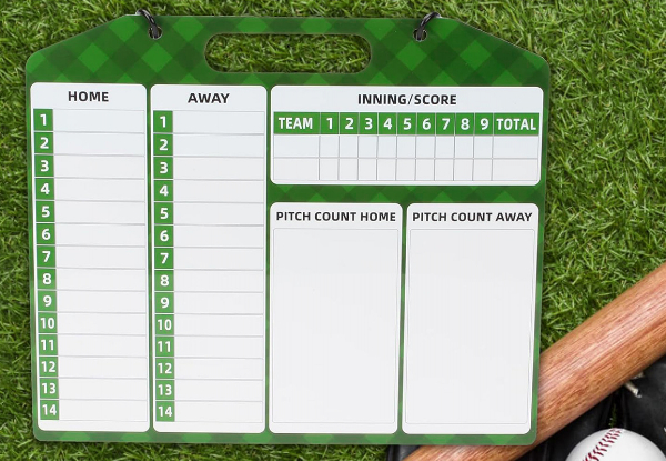 Baseball Coach Clipboard Set
