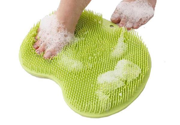 Silicone Bath Scrubber Pad - Five Colours Available