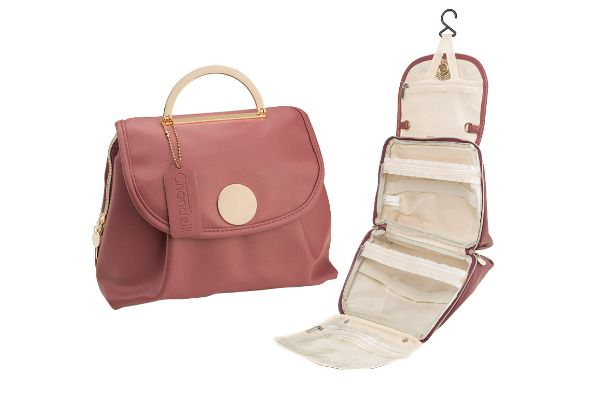 Water-Resistant Toiletry Bag for Women - Available in Four Colours & Option for Two-Pack