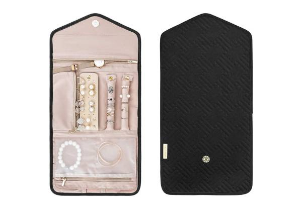 Foldable Travel Roll Jewellery Case - Two Colours Available