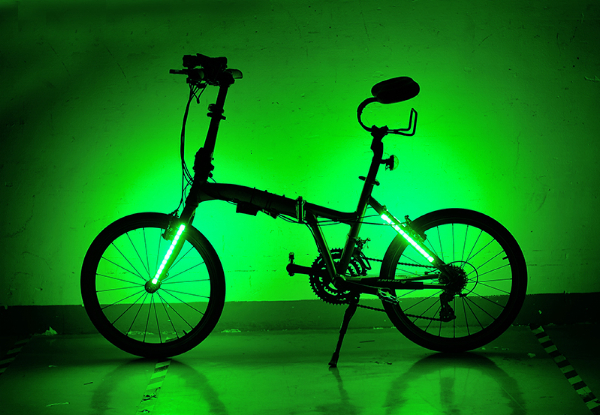 LED Bicycle Frame Light - Option for Two-Pack