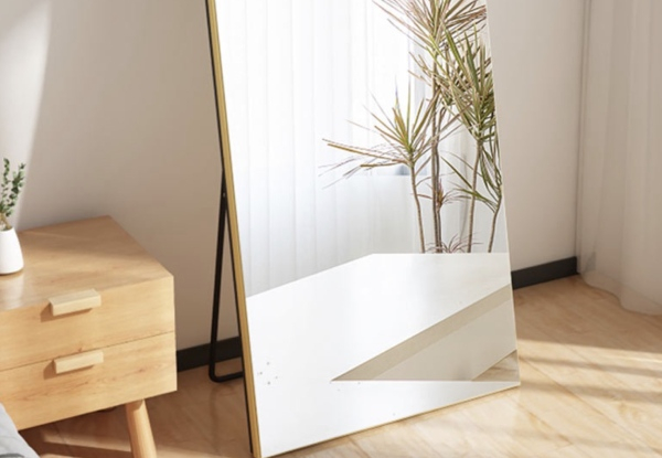 Arched Full-Length Mirror with Stand