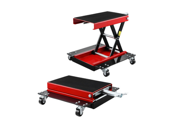 Shogun 500kg Motorbike Scissor Lifting Jack - Option with Dolly